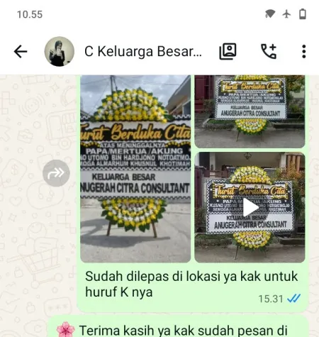 Pengiriman Papan Bunga Duka Palmerah Jakarta Barat