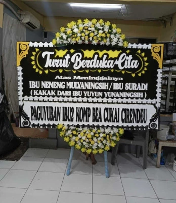 Papan Bunga di Palmerah Jakarta Barat